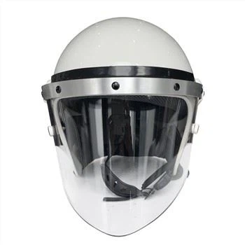 Casco abs shell con visiera PC per polizia