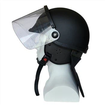 Casco antisommossa stile America con visiera piatta