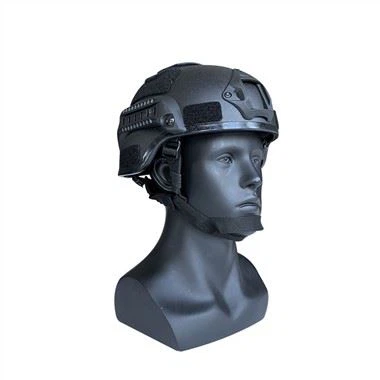 Casco tattico antiproiettile militare Mich in PE nero per sicurezza