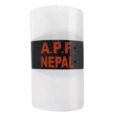 Scudo protettivo della polizia antisommossa del Nepal con materiale per PC