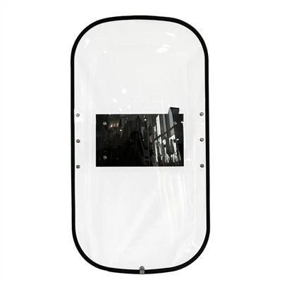 Scudo antisommossa in policarbonato stile francese