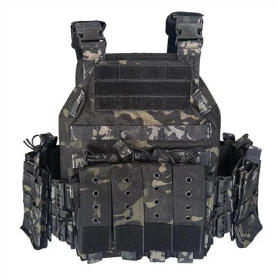 Gilet tattico da uomo Gilet da allenamento per esterni a sgancio rapido regolabile per adulti